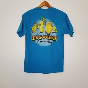 Cabo San Lucas Mexico Blue Graphic T-shirt